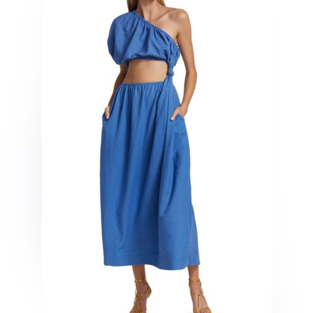 Blue Farm Rio One-Shoulder Dress